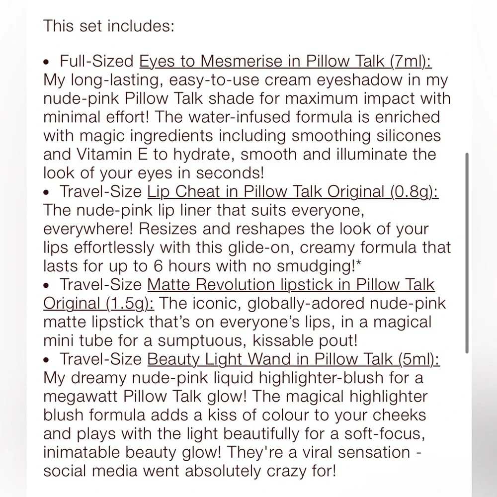 🌸 CHARLOTTE TILBURY Pillow Talk Icons on The Go Kit - Picture 10 of 10